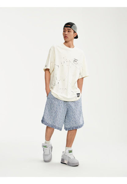 Denim Half Pants